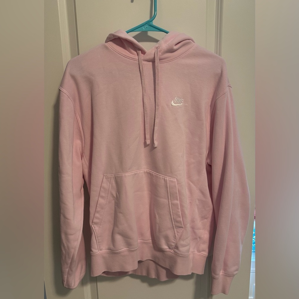 Nike Men's Sportswear Club Fleece Pullover Hoodie knits Light Pink
